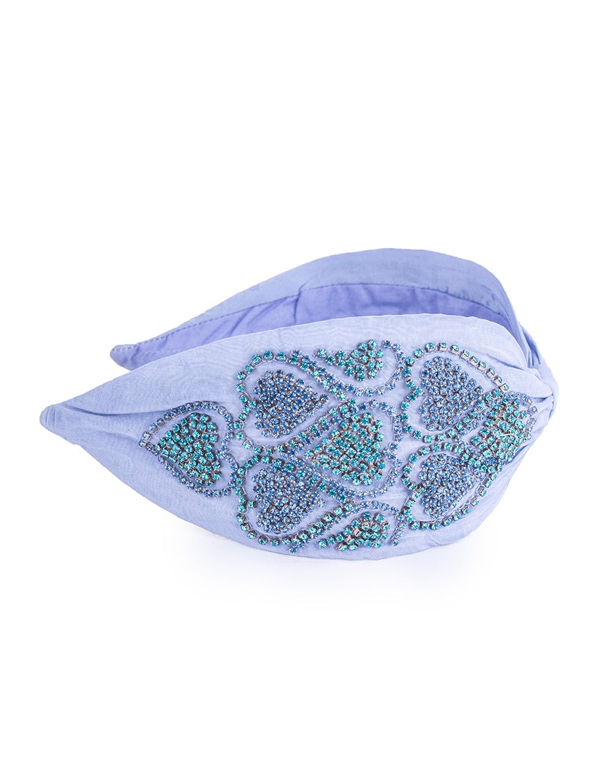 Iceberg Hearts headband Designer headbands Namjosh Revelle Shop