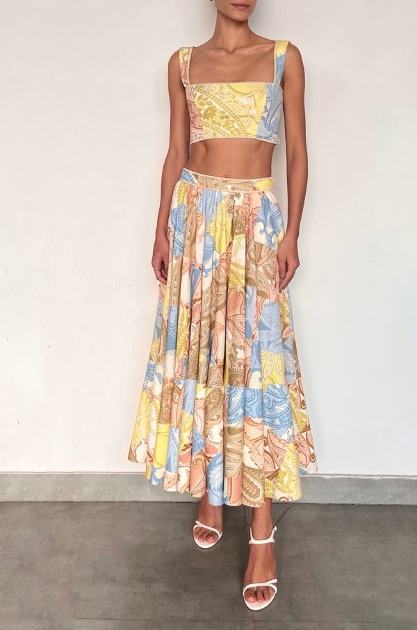 Fiza Midi Skirt Set by Hemant & Nandita