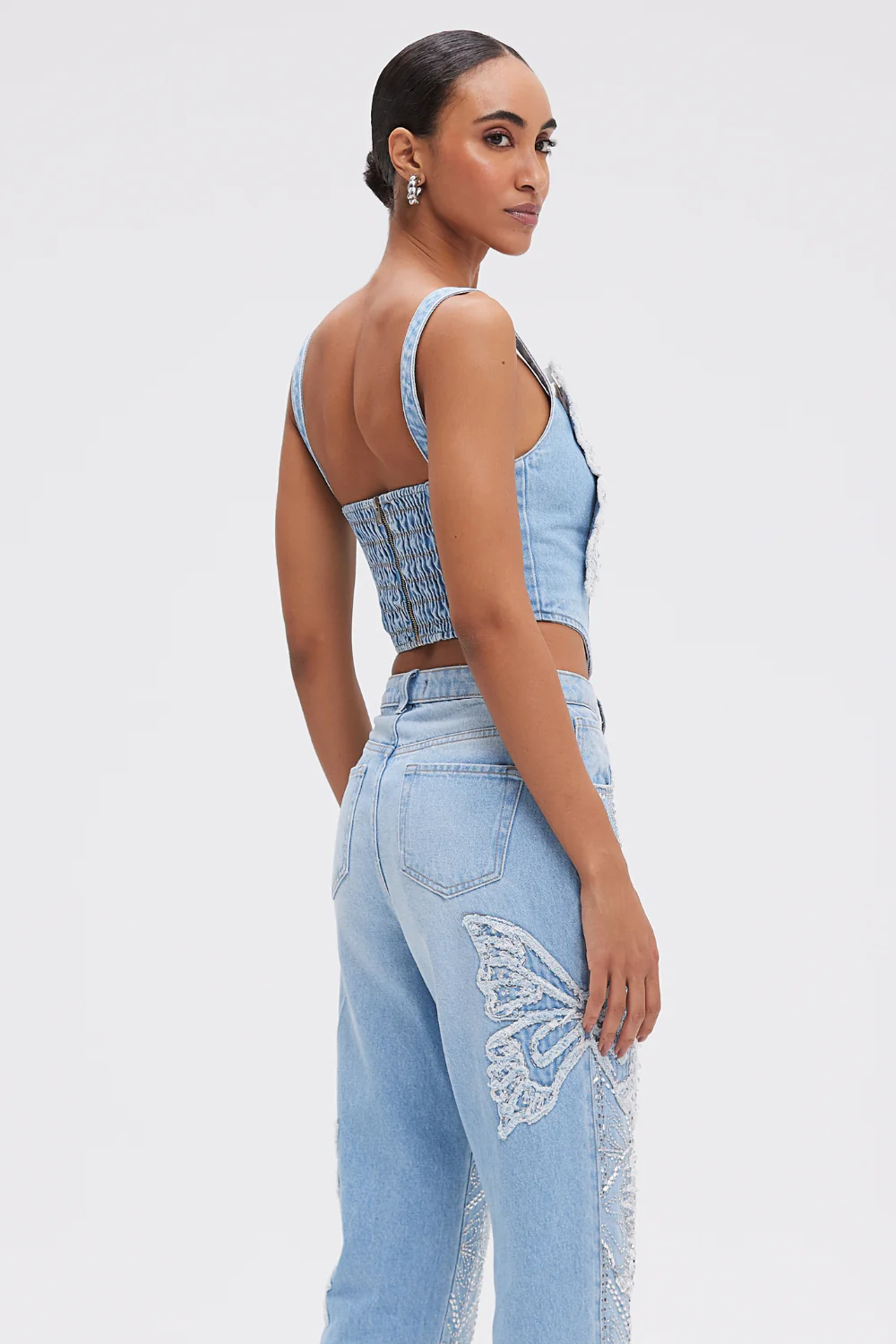 Camila Coelho Denim Set by PatBO - Image 5