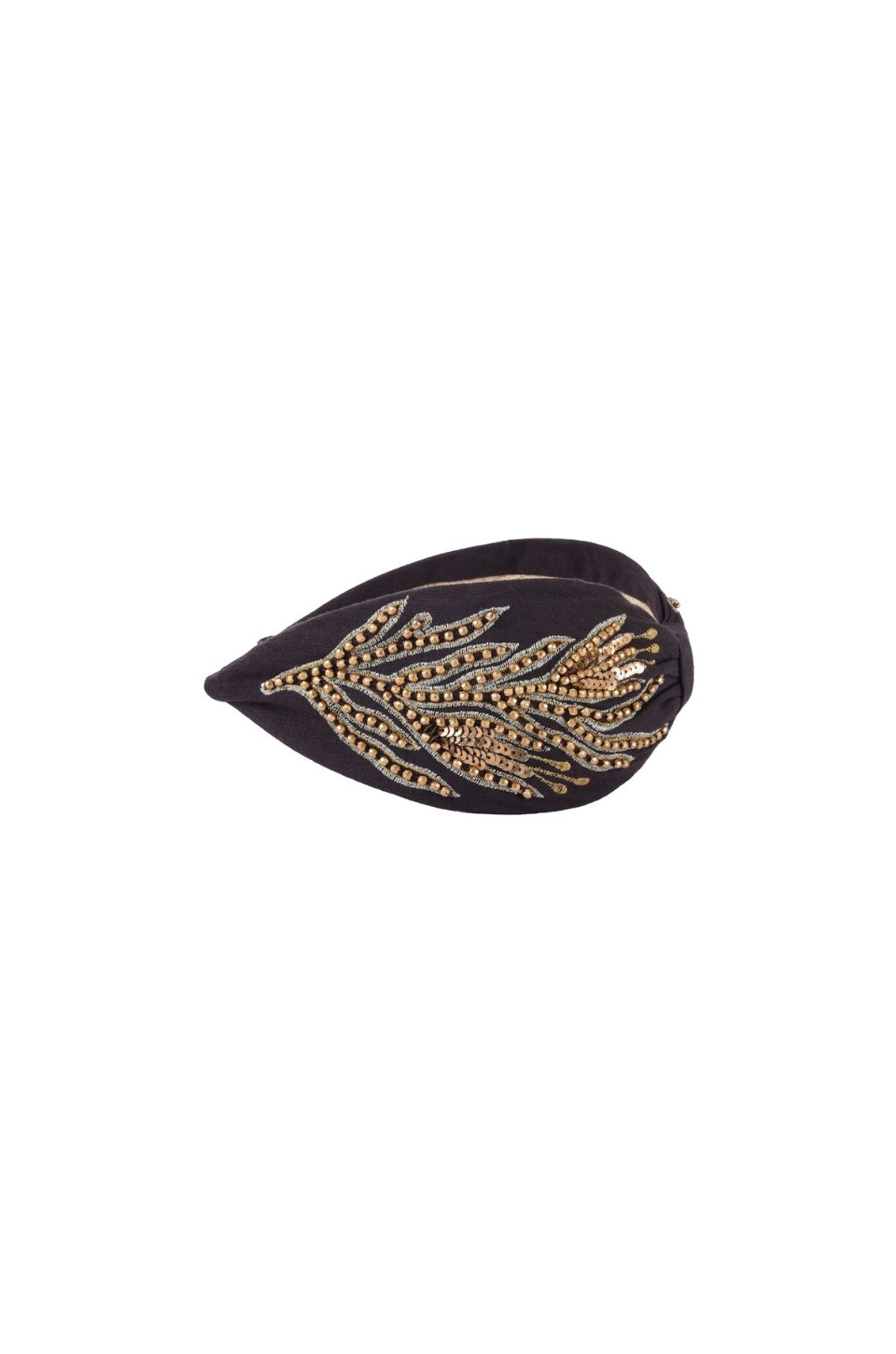 Brown Beads Headband