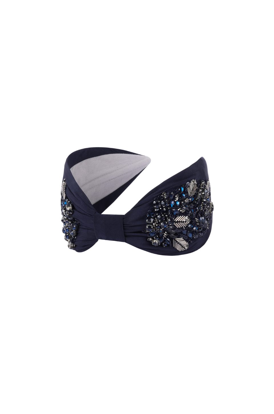 Navy Beads Headband - Image 2