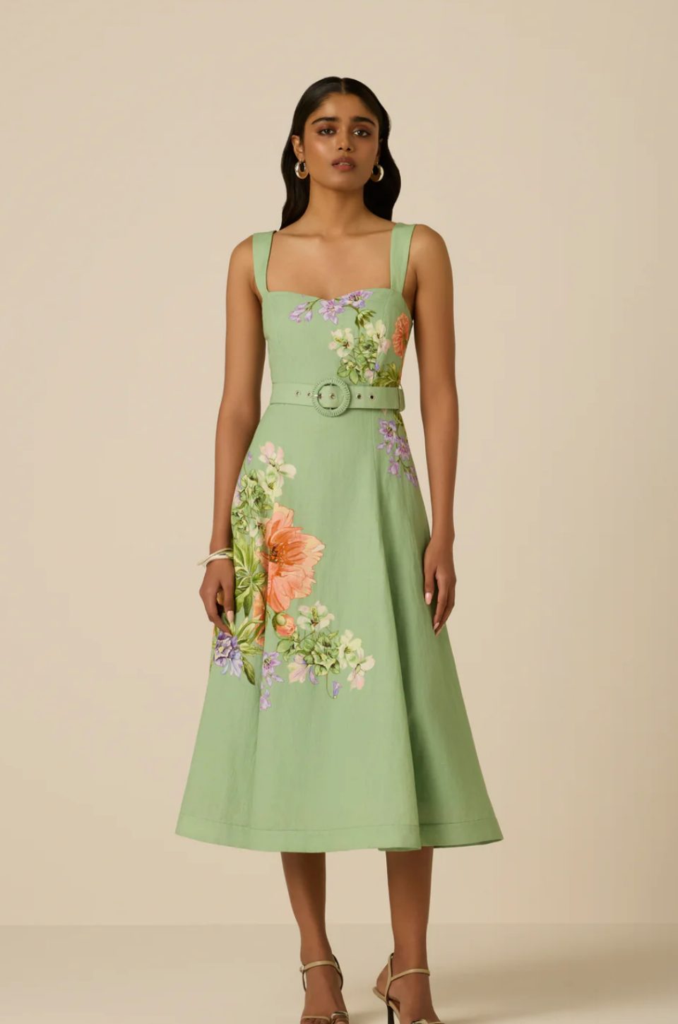 Cove Midi Dress by Hemant & Nandita