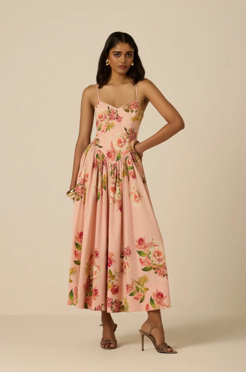 Ayla Corseted Dress by Hemant & Nandita