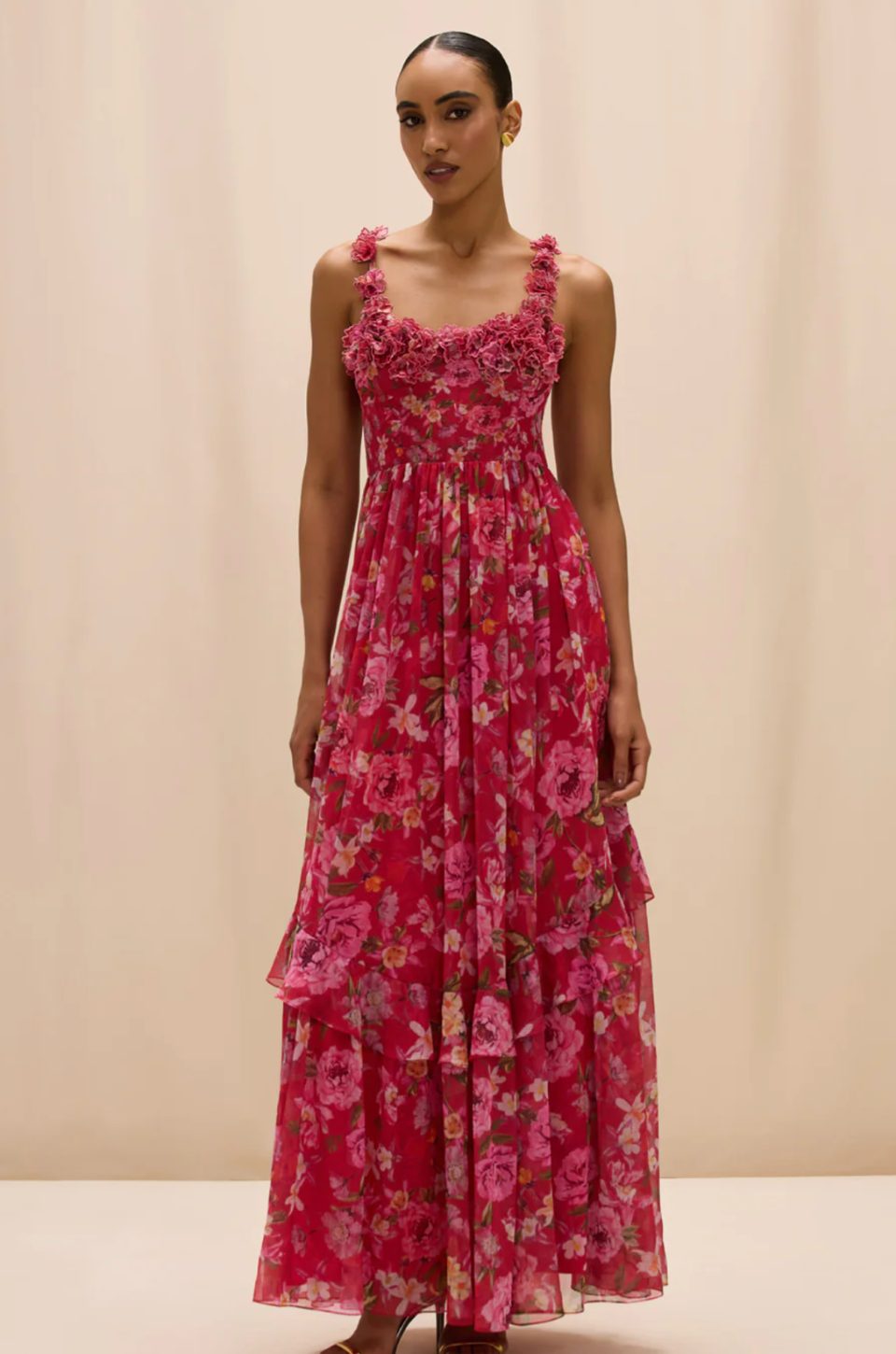 Peony Corset Maxi  Dress by PatBO