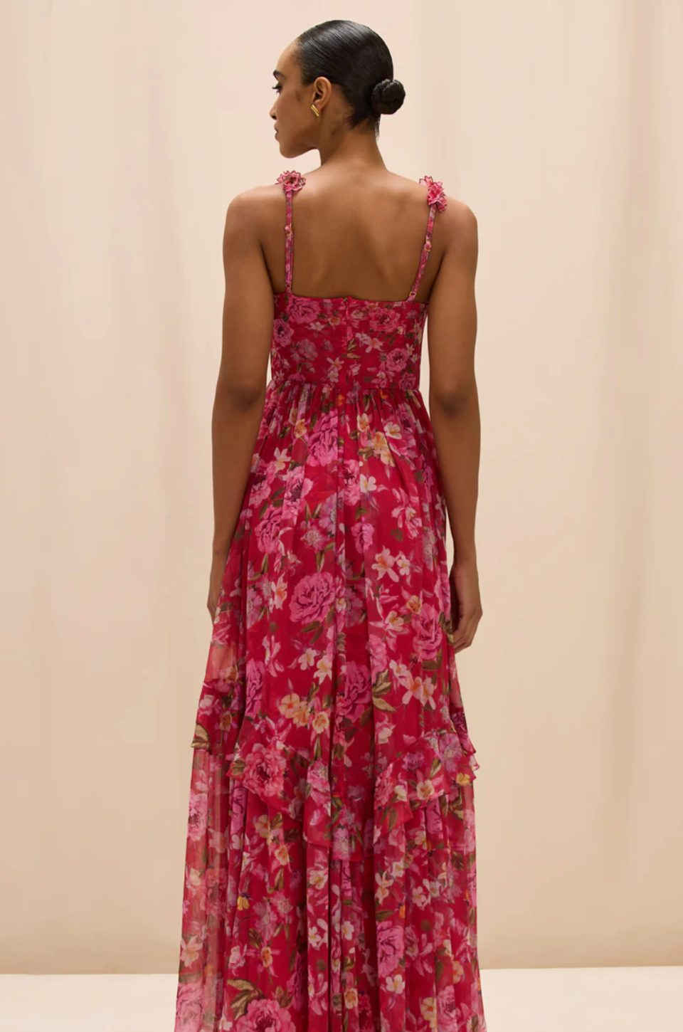 Peony Corset Maxi Dress by PatBO - Image 4