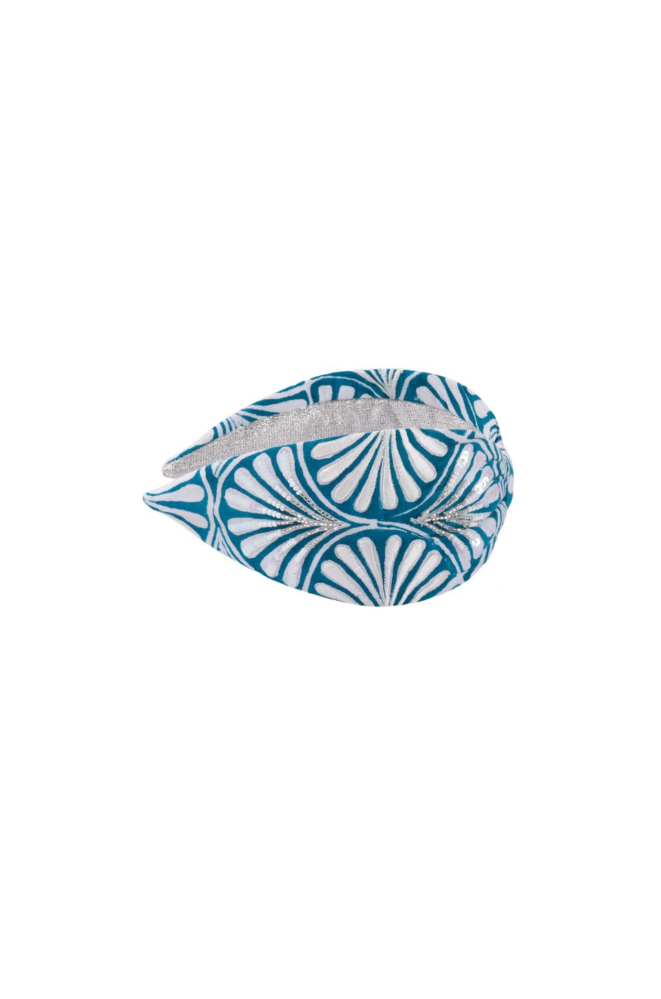Blue & Silver Headband