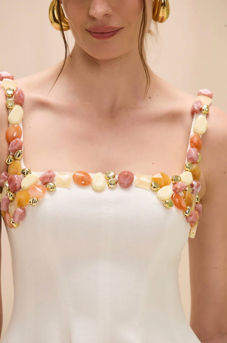 Gabriela Linen Midi Dress by PatBO - Image 3
