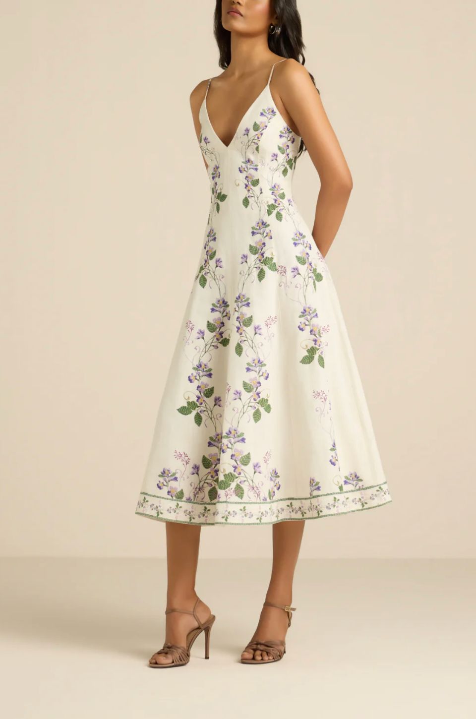 Anya Midi Dress by Hemant & Nandita - Image 2