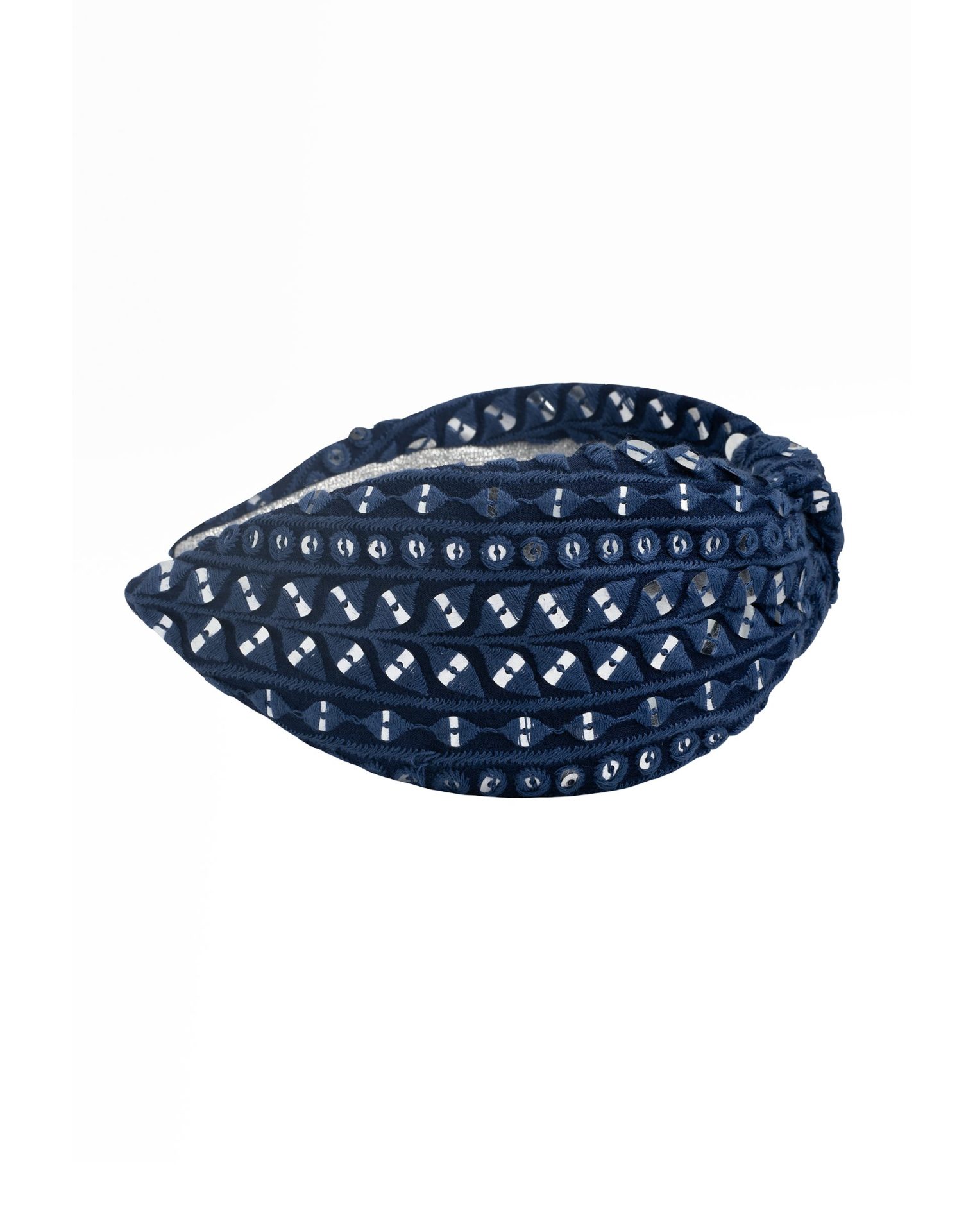 Navy Mirror Headband