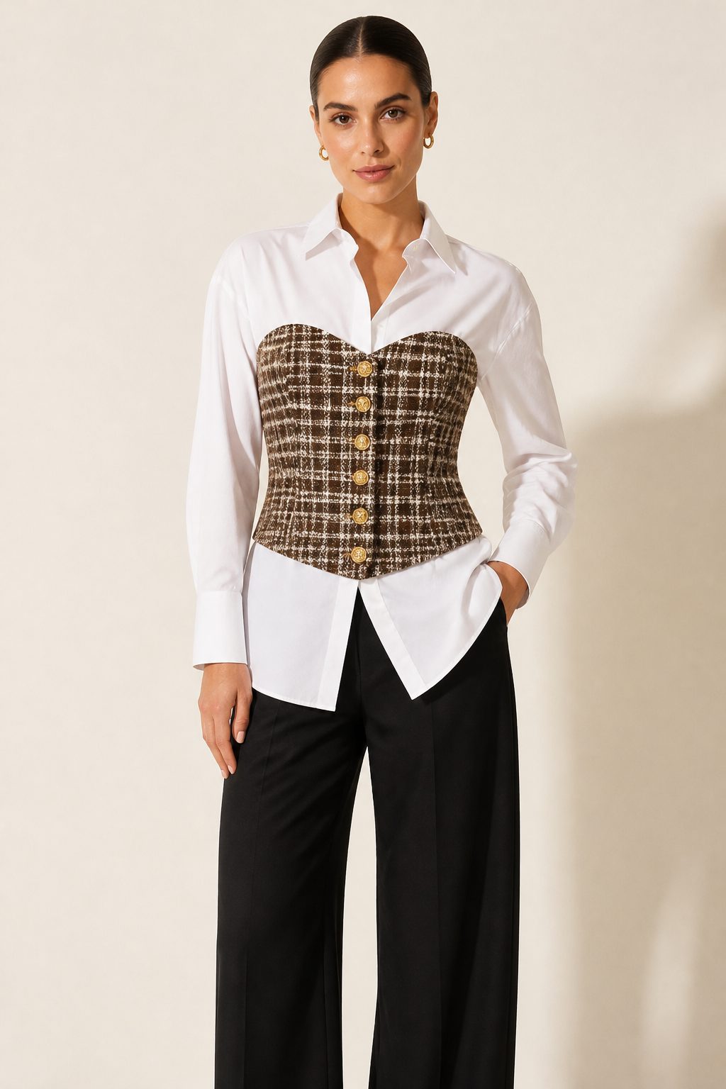 Monaco Tweed Top