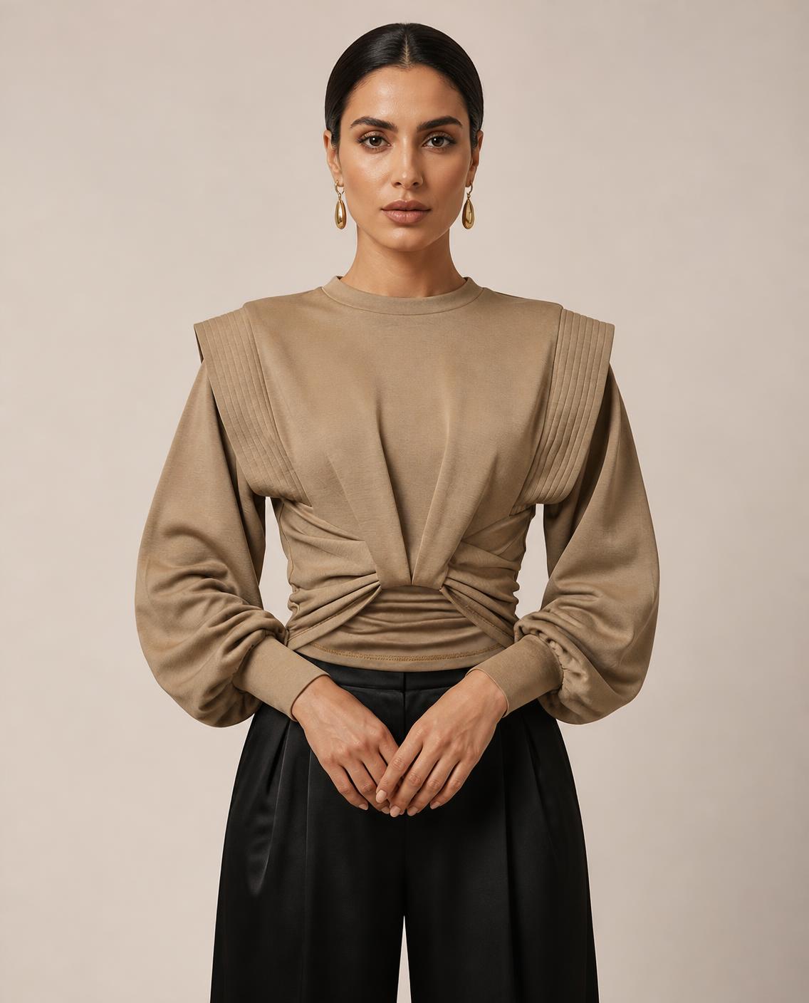 Kyoto Gathered Top