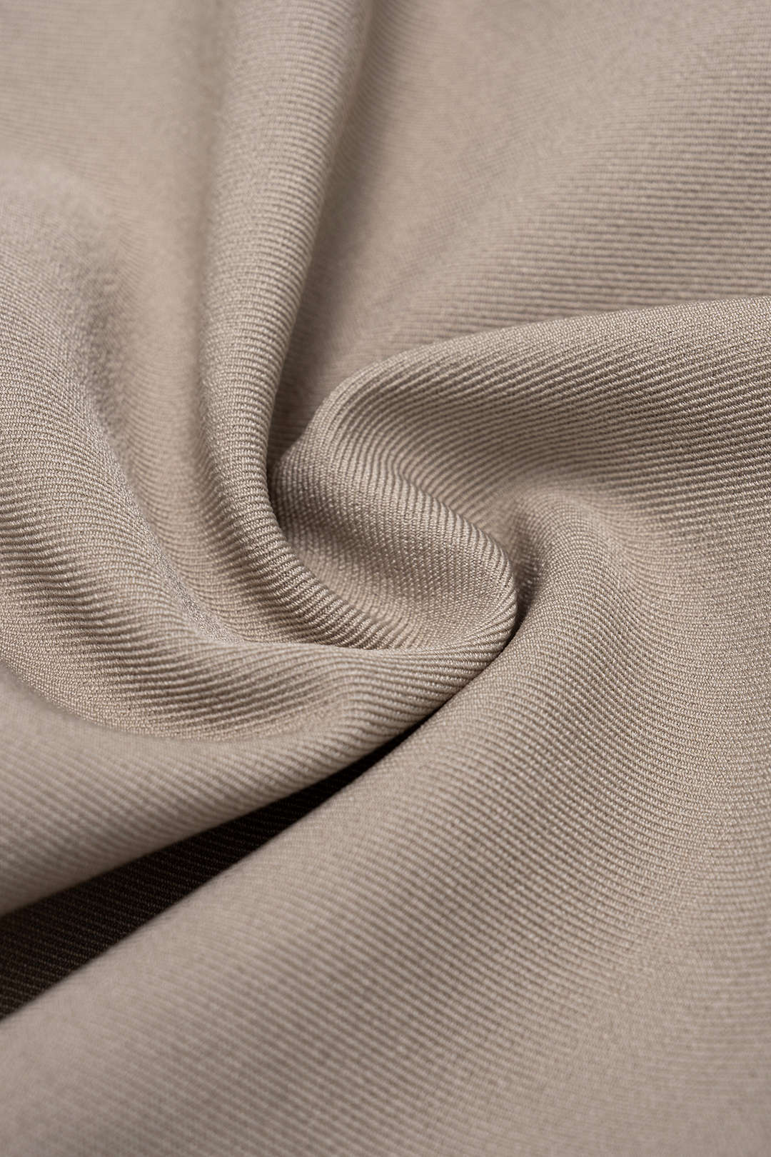 Close-up of the warm beige twill fabric used on the Milan Beige Top corset